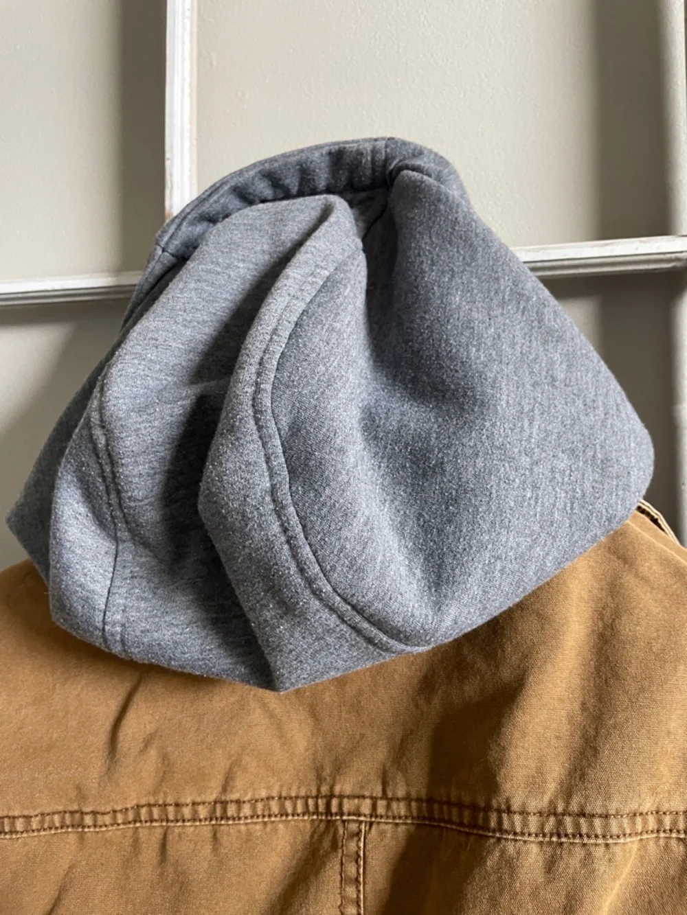 Levi's Men's Caramel Brown Hooded Field Jacket with Chest Pockets